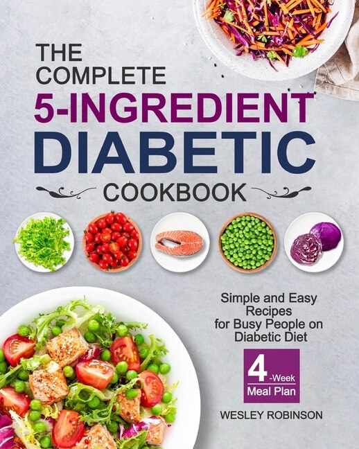 Front cover_The Complete 5-Ingredient Diabetic Cookbook