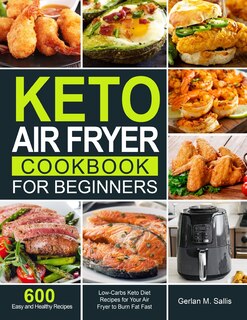 Front cover_Keto Air Fryer Cookbook for Beginners