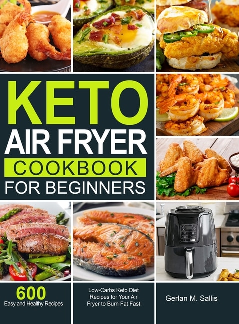 Front cover_Keto Air Fryer Cookbook for Beginners
