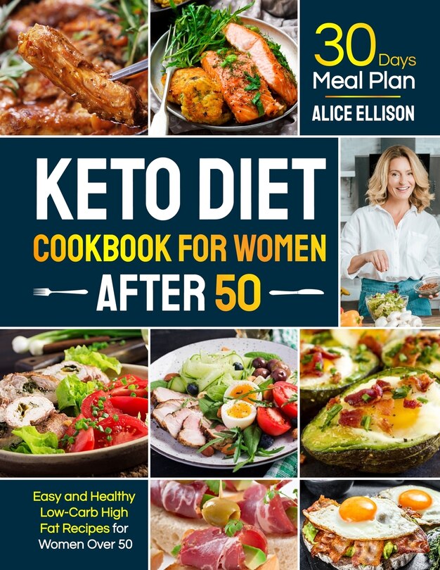 Front cover_Keto Diet Cookbook for Women After 50