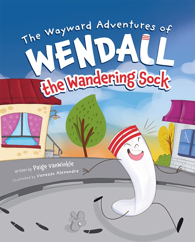 Front cover_The Wayward Adventures of Wendall the Wandering Sock
