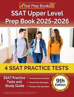 Front cover_SSAT Upper Level Prep Book 2025-2026