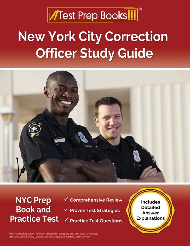 Front cover_New York City Correction Officer Study Guide