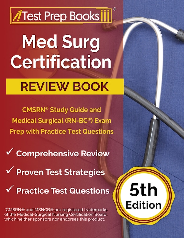 Front cover_Med Surg Certification Review Book