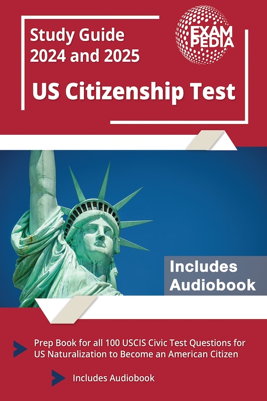 Couverture_US Citizenship Test Study Guide 2024 and 2025