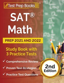 Sat Math Prep 2021 And 2022: Study Book With 3 Practice Tests [2nd Edition]