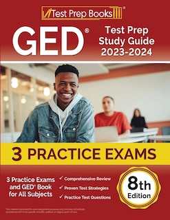 Front cover_GED Test Prep Study Guide 2023-2024
