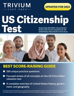 Couverture_US Citizenship Test Study Guide 2021-2022