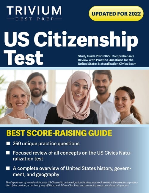 Couverture_US Citizenship Test Study Guide 2021-2022