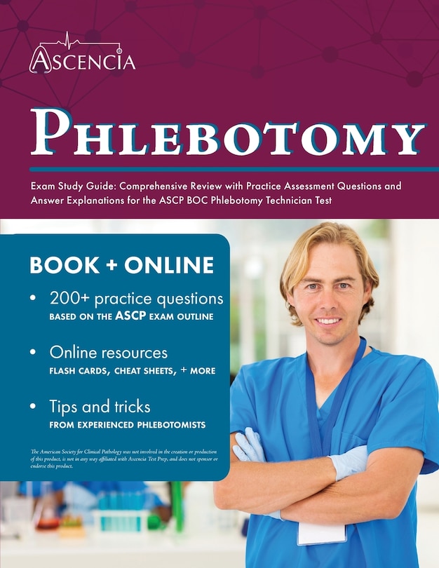 Front cover_Phlebotomy Exam Study Guide