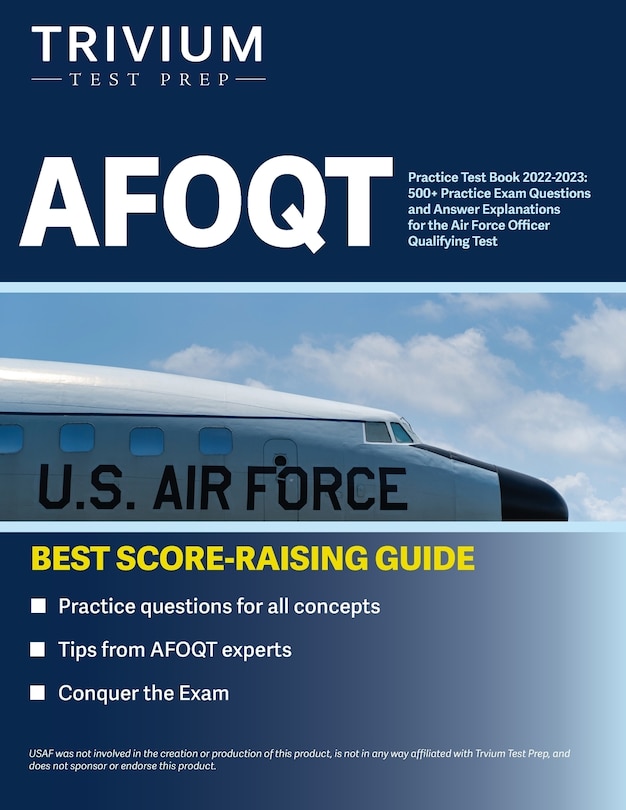 Front cover_AFOQT Practice Test Book 2022-2023