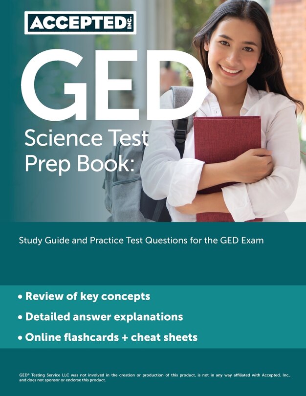 Front cover_GED Science Test Prep Book