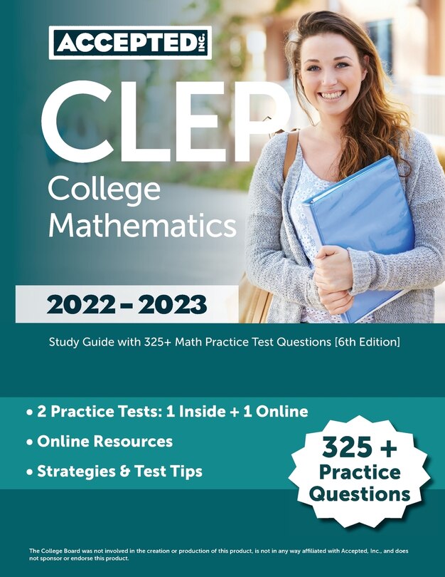 Front cover_CLEP College Mathematics 2022-2023