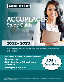 Front cover_ACCUPLACER Study Guide 2022-2023