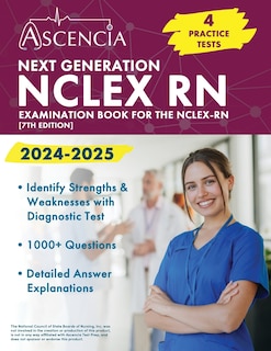 Front cover_Next Generation NCLEX RN Examination Book 2024-2025