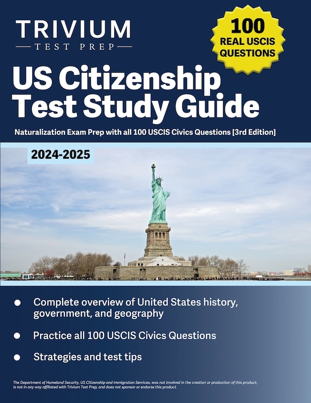 Couverture_US Citizenship Test Study Guide 2024-2025