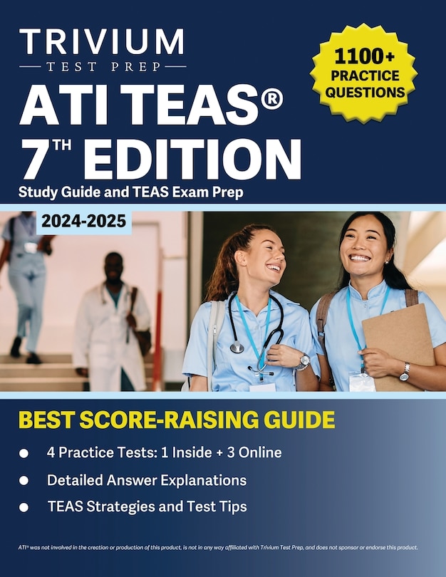 Front cover_ATI TEAS 7th Edition 2024-2025 Study Guide