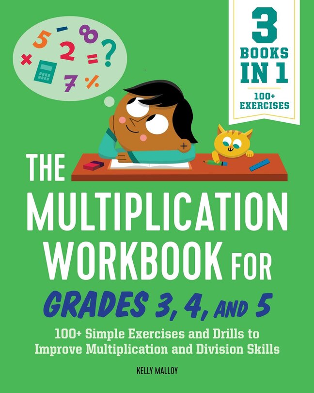 Front cover_The Multiplication Workbook for Grades 3, 4, and 5