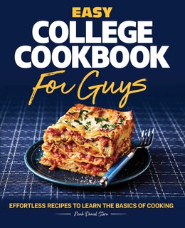 Front cover_Easy College Cookbook For Guys