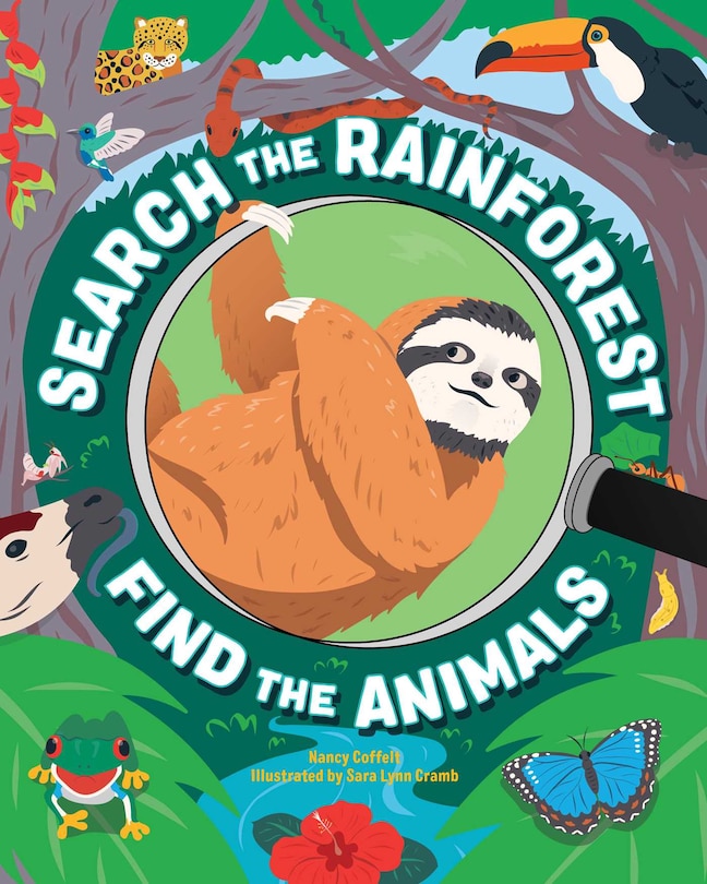 Couverture_Search the Rain Forest, Find the Animals