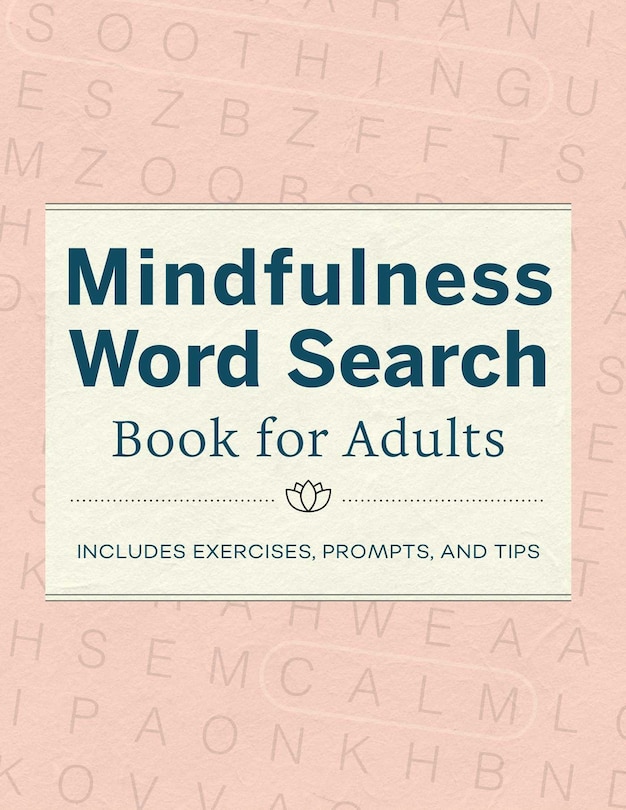 Front cover_Mindfulness Word Search Book For Adults