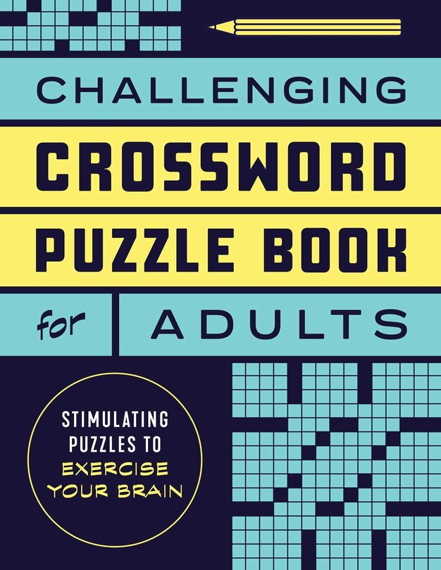 Front cover_Challenging Crossword Puzzle Book for Adults