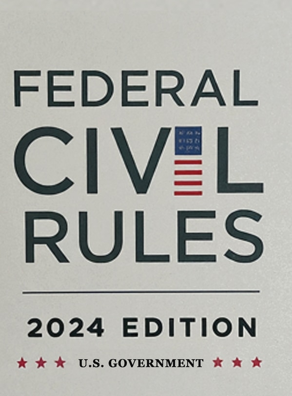 Front cover_Federal Civil Rules Booklet, 2024 Edition