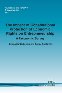 Front cover_The Impact of Constitutional Protection of Economic Rights on Entrepreneurship