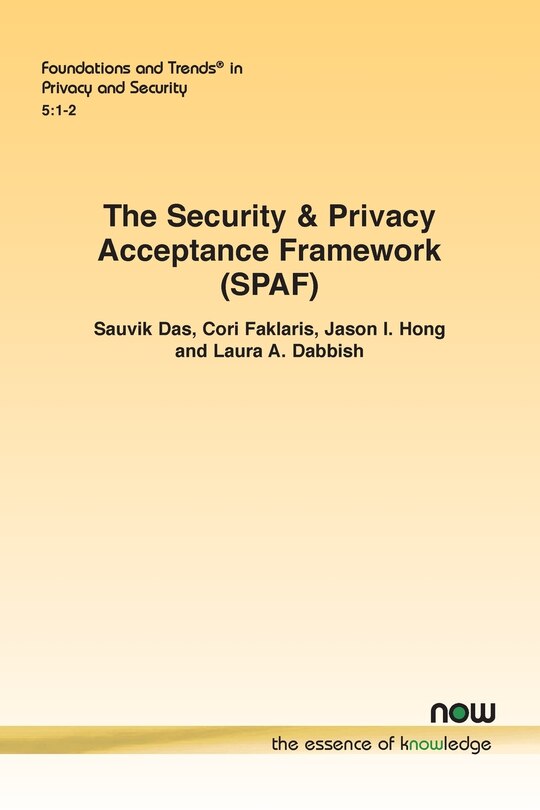 Front cover_The Security & Privacy Acceptance Framework (Spaf)