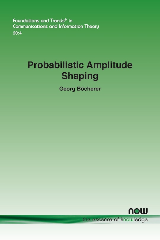 Couverture_Probabilistic Amplitude Shaping