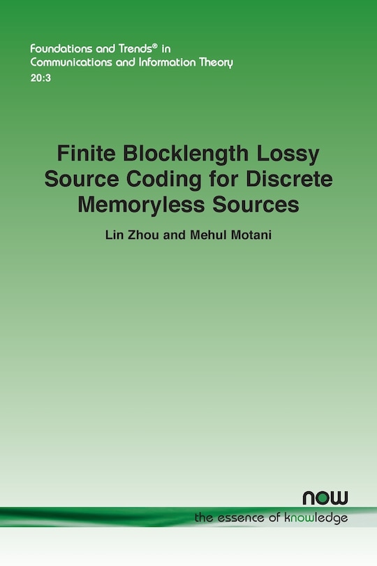 Front cover_Finite Blocklength Lossy Source Coding for Discrete Memoryless Sources