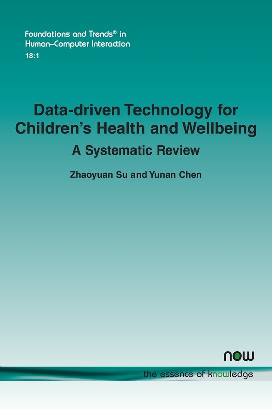 Couverture_Data-Driven Technology for Children's Health and Wellbeing