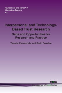 Couverture_Interpersonal and Technology-Based Trust Research