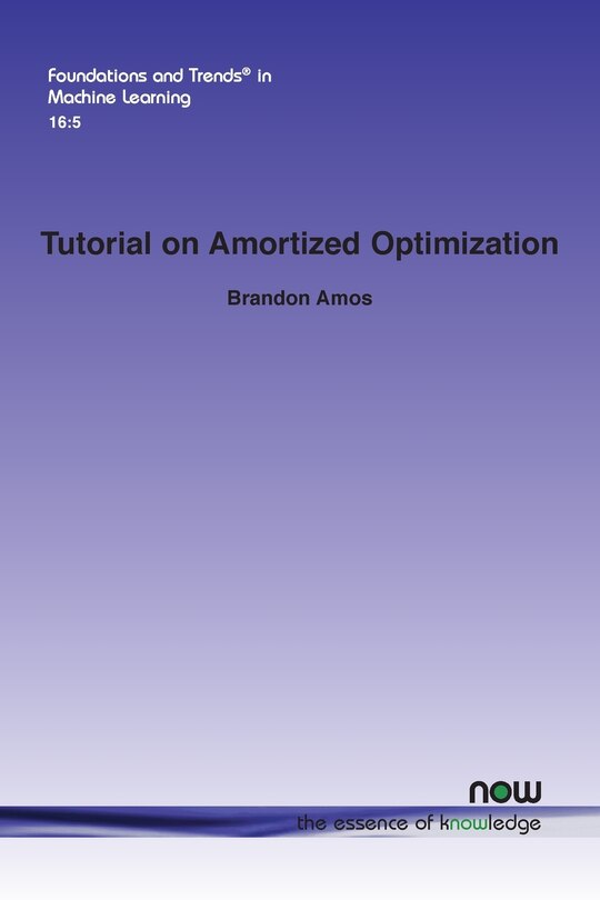 Front cover_Tutorial on Amortized Optimization