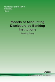 Front cover_Models of Accounting Disclosure by Banking Institutions