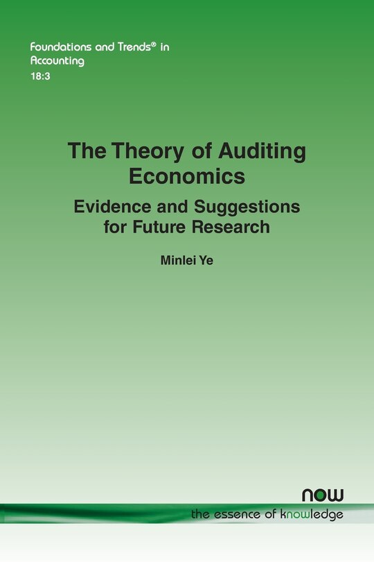 Couverture_The Theory of Auditing Economics