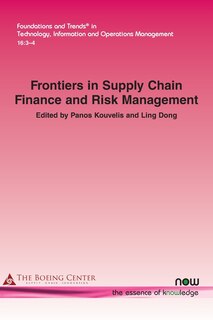 Front cover_Frontiers in Supply Chain Finance and Risk Management