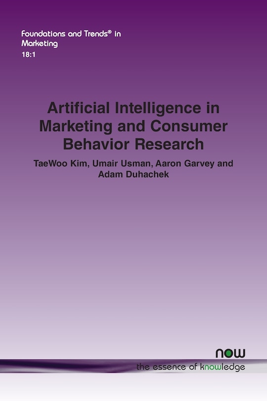 Couverture_Artificial Intelligence in Marketing and Consumer Behavior Research