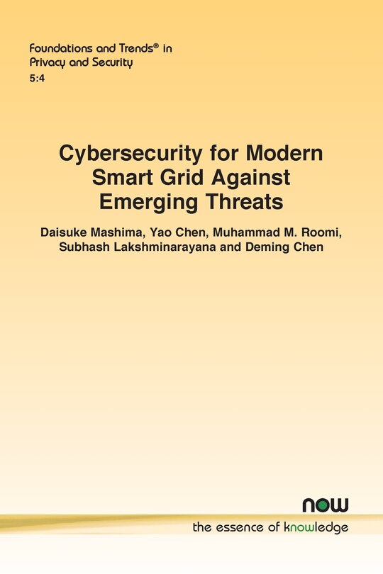 Couverture_Cybersecurity for Modern Smart Grid Against Emerging Threats