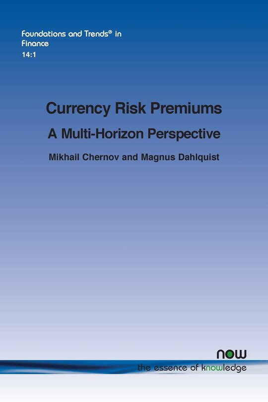 Couverture_Currency Risk Premiums