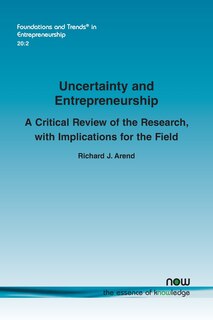 Front cover_Uncertainty and Entrepreneurship