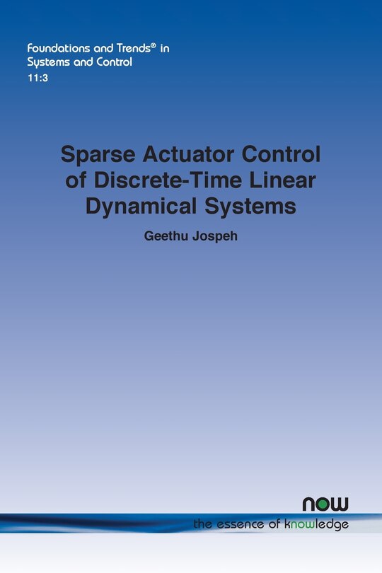 Front cover_Sparse Actuator Control of Discrete-Time Linear Dynamical Systems