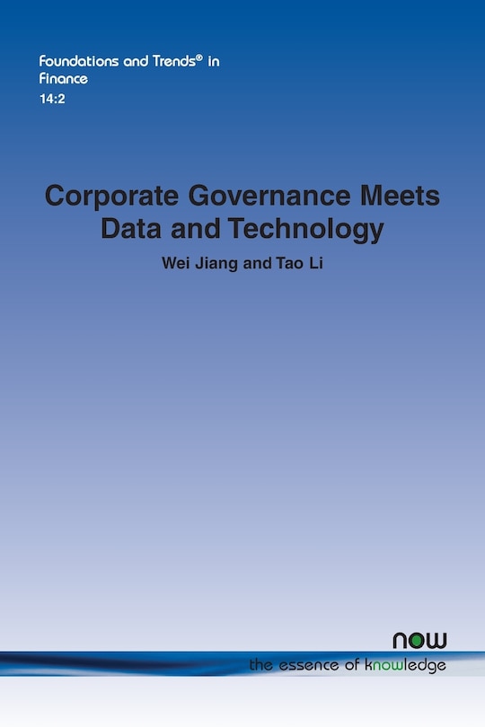 Front cover_Corporate Governance Meets Data and Technology