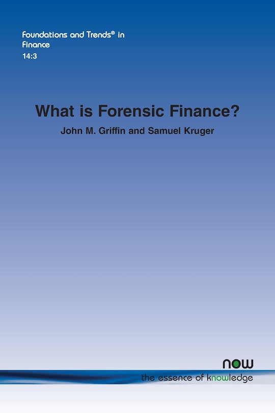 Front cover_What is Forensic Finance?