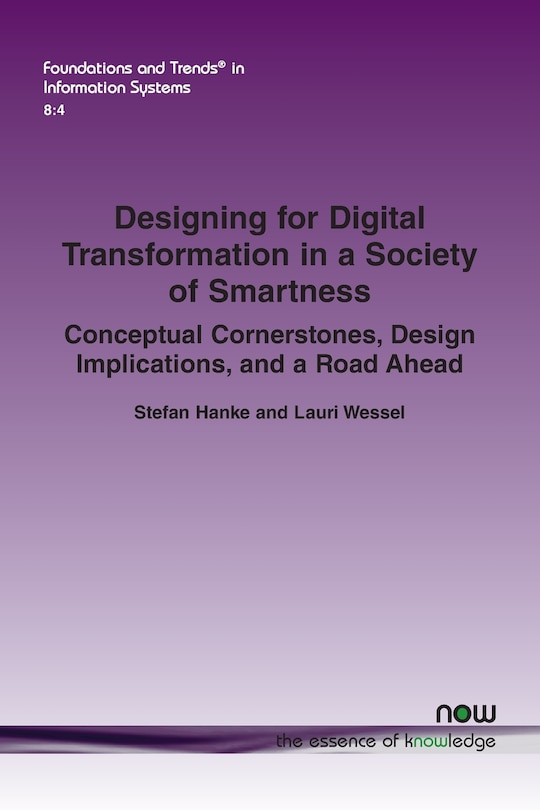 Couverture_Designing for Digital Transformation in a Society of Smartness