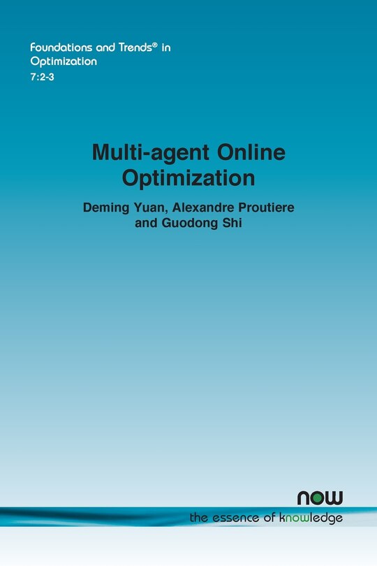 Front cover_Multi-agent Online Optimization