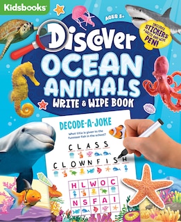 Front cover_Discover Ocean Animals Activity Book