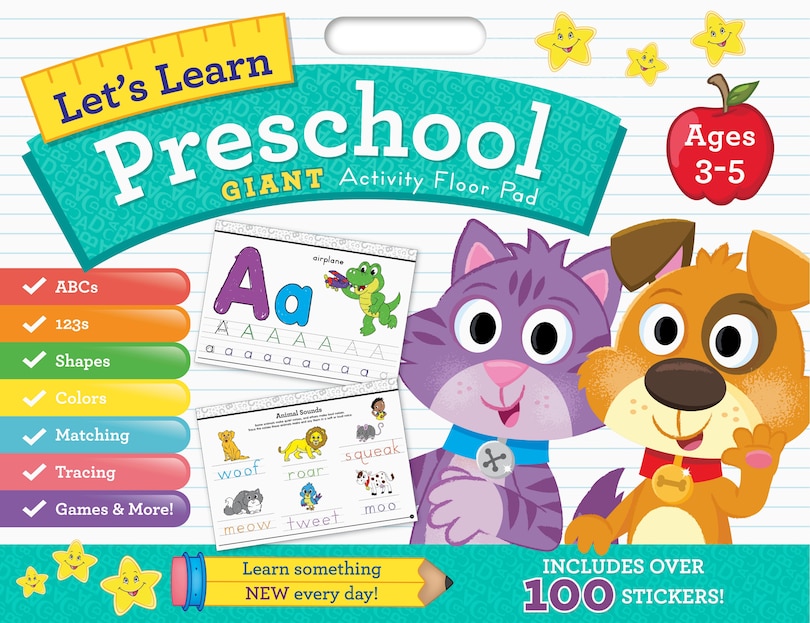 Front cover_Let's Learn Giant Activity Floor Pad: Preschool