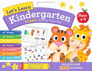 Front cover_Let's Learn Giant Activity Floor Pad: Kindergarten