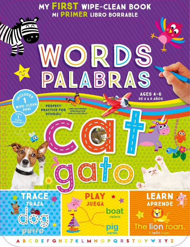 Front cover_My First Wipe-Clean Book: Words (Bilingual)